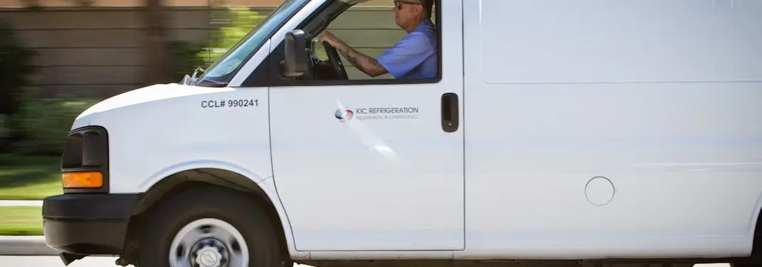 KIC Refrigeration service vehicle serving Murray area